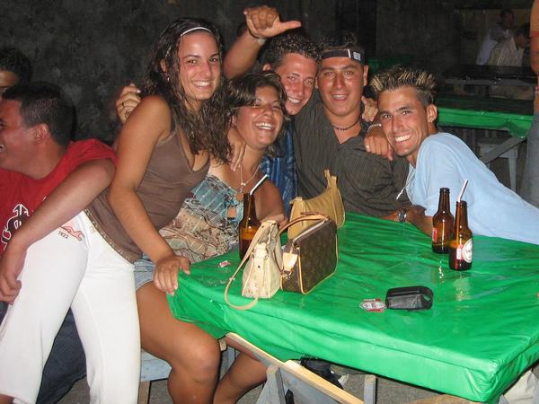Fabio with family & friends in Sao Miguel, Summer 06
